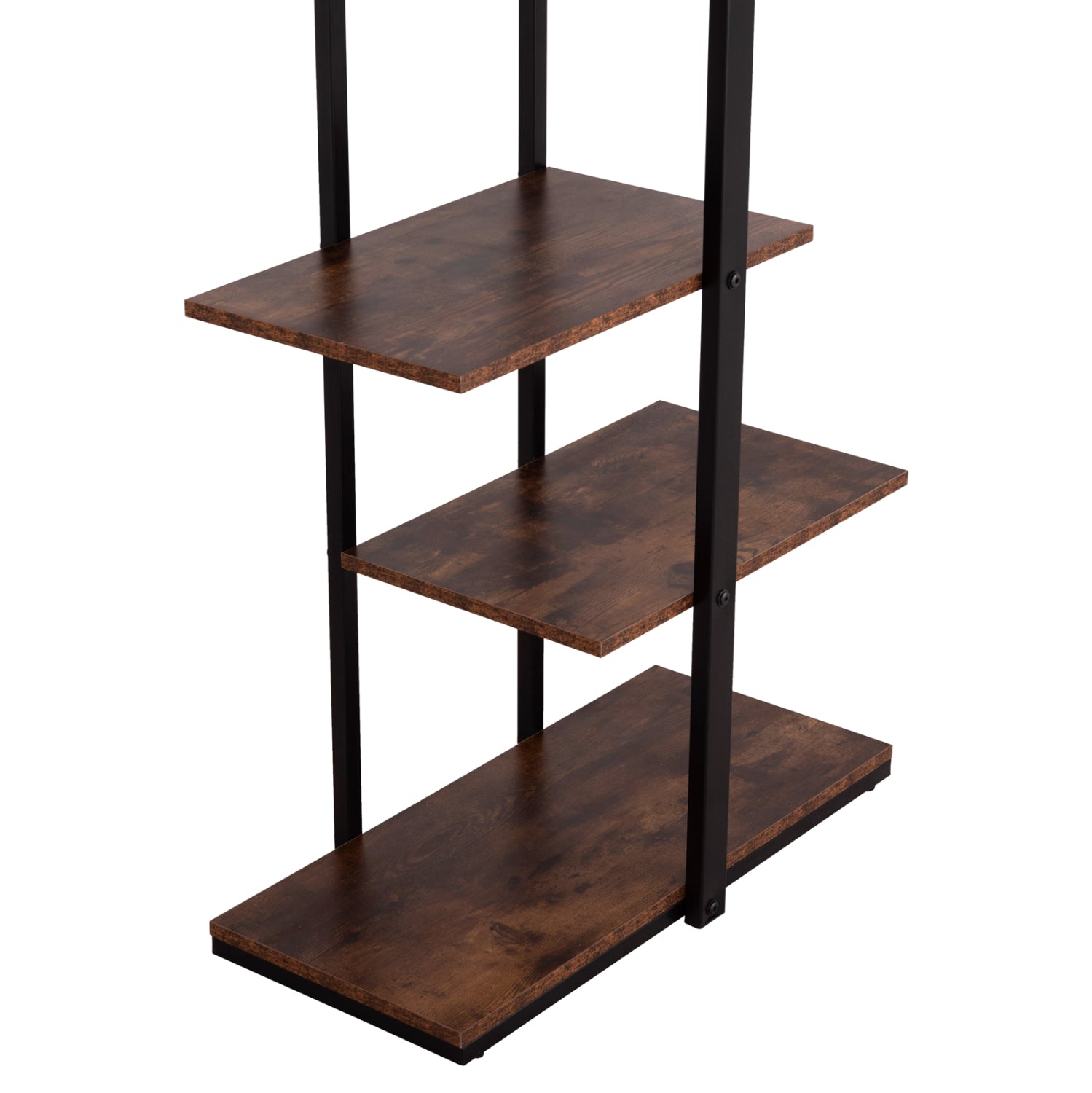 Етажерка OMNI  цвят черен-орех  68x34,5x150,5