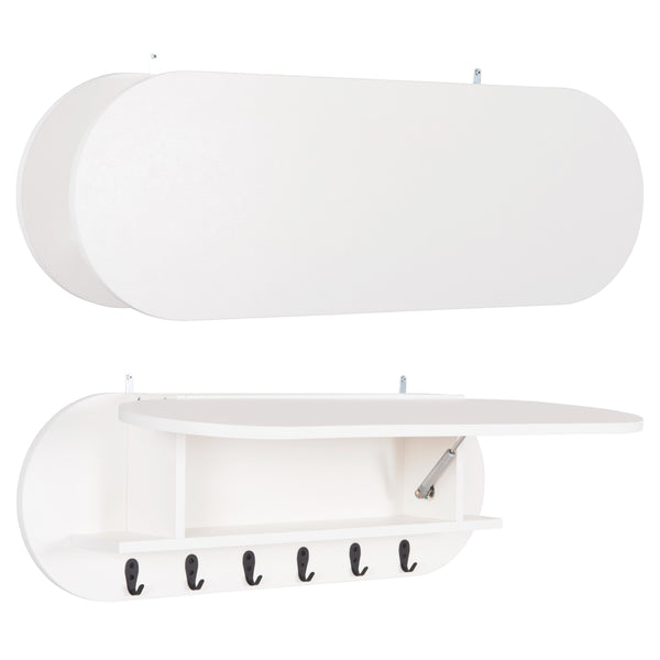Стенна закачалка STOR цвят  бял 84x15.5x28.5