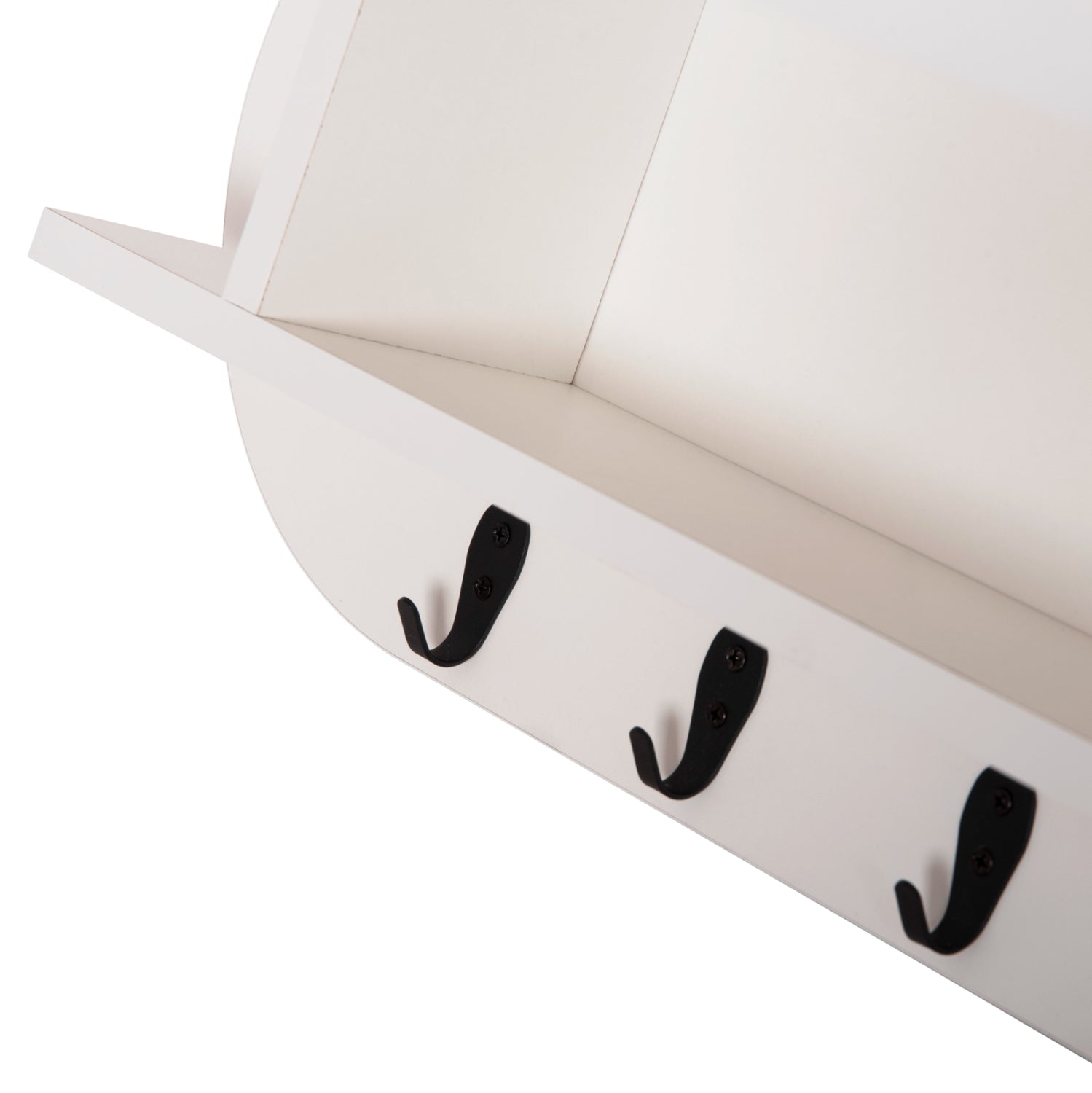 Стенна закачалка STOR цвят  бял 84x15.5x28.5