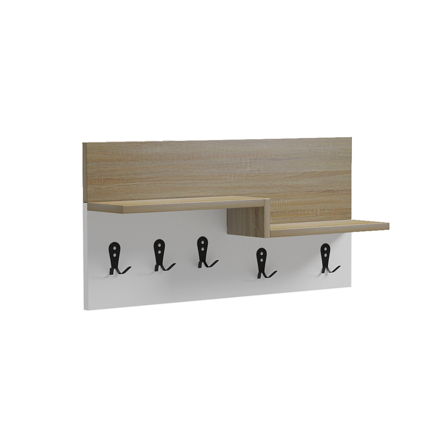 Входна закачалка  NYDA сонома-бял цвят  18079.01 /65x13.2x31см