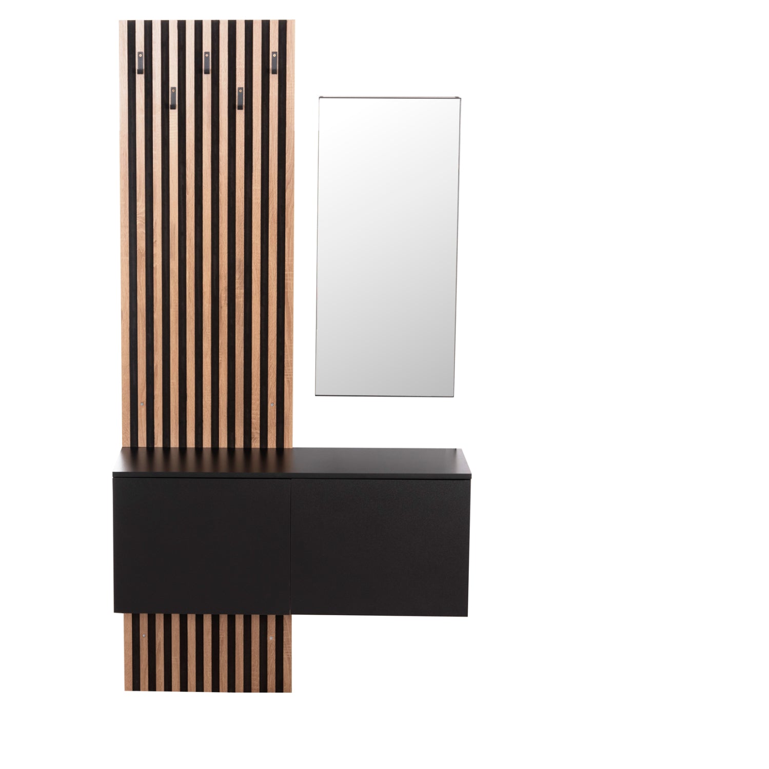 Aнтре MYLES цвят сонама-черен 100x37x200cm