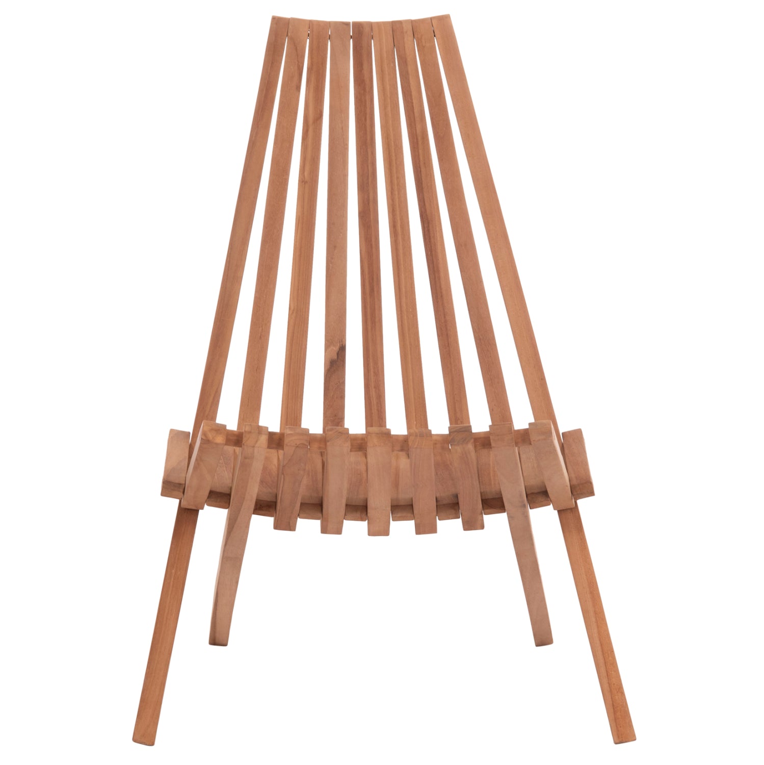 Сгъваем стол „SHIGAO“ тиково дърво -- естествен цвят 61x88.5x89см.