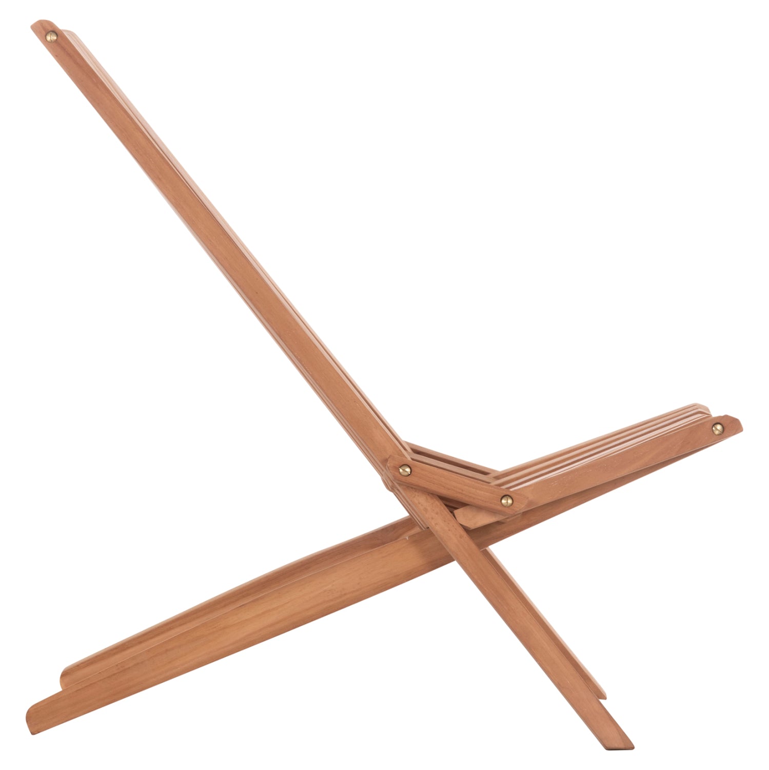 Сгъваем стол „SHIGAO“ тиково дърво -- естествен цвят 61x88.5x89см.