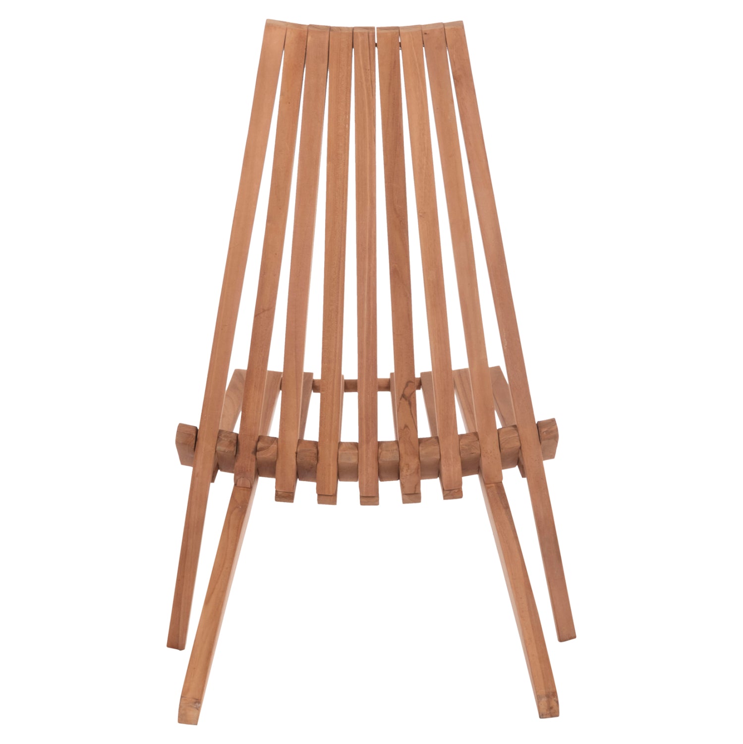 Сгъваем стол „SHIGAO“ тиково дърво -- естествен цвят 61x88.5x89см.