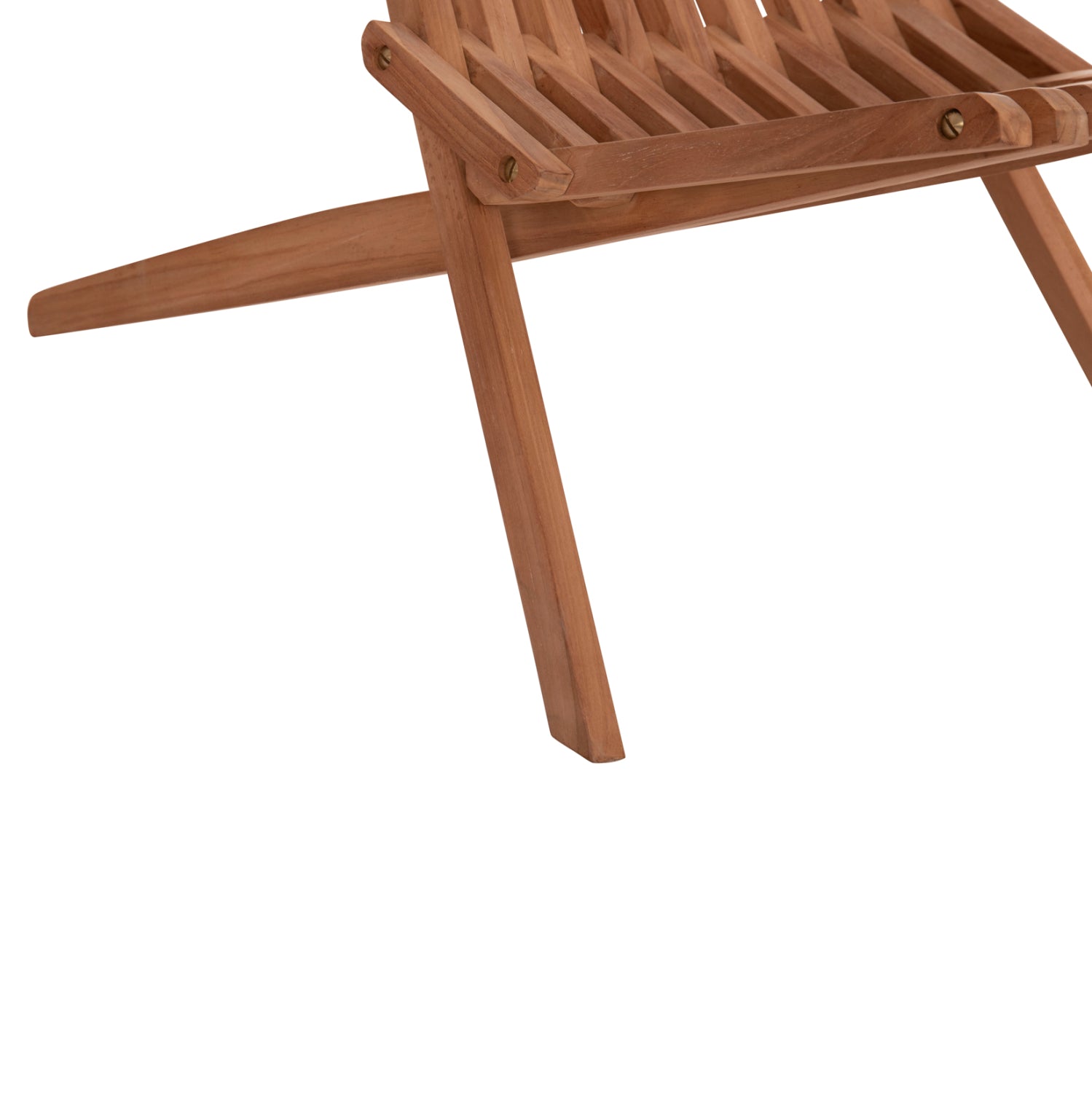Сгъваем стол „SHIGAO“ тиково дърво -- естествен цвят 61x88.5x89см.