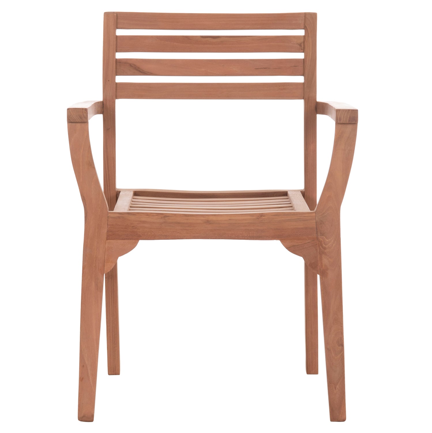 Стол ERMIONI  натурал тиково дърво 60x59x84