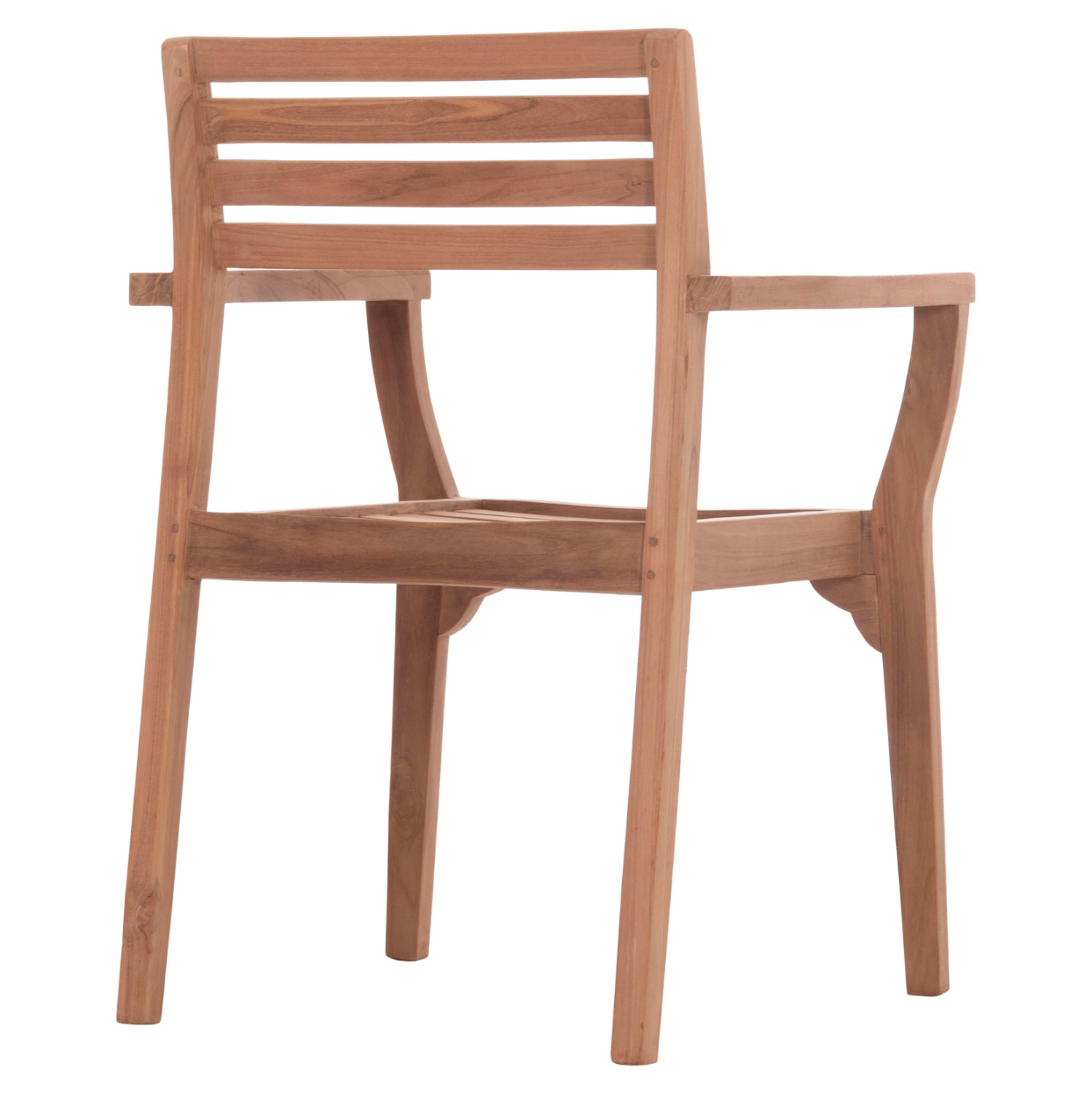 Стол ERMIONI  натурал тиково дърво 60x59x84