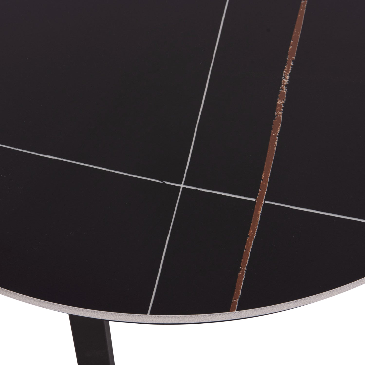 Комплект холни маси 2 бр   Talos с вид на черен мрамор 2бр./φ70  и ф50см