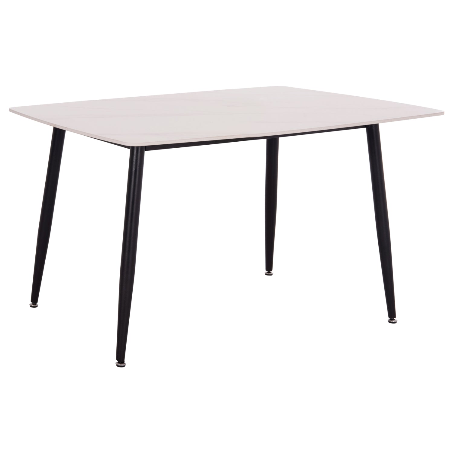 Керамична маса Raven с визия на бял мрамор 140x80x74см.