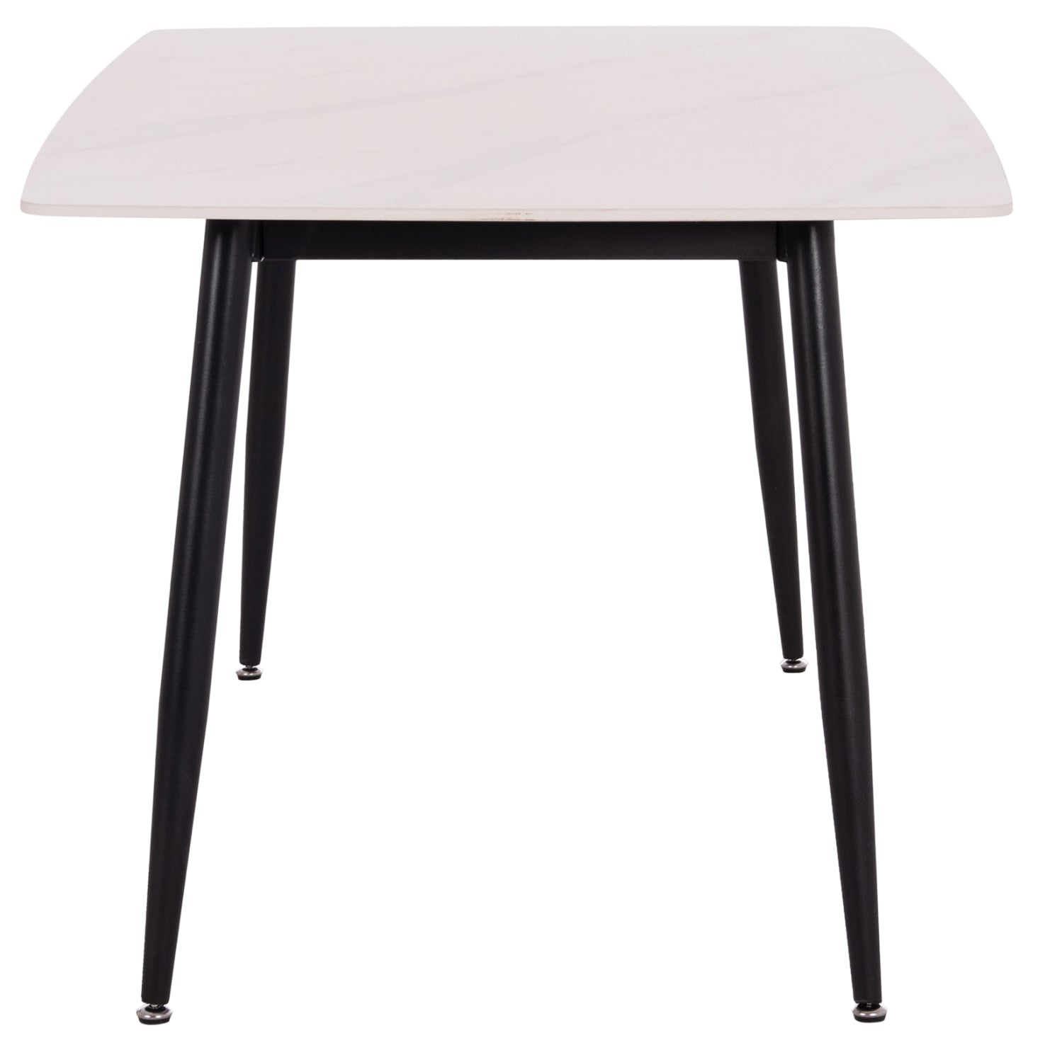 Маса Raven с вид на бял мрамор 160x80x74см.