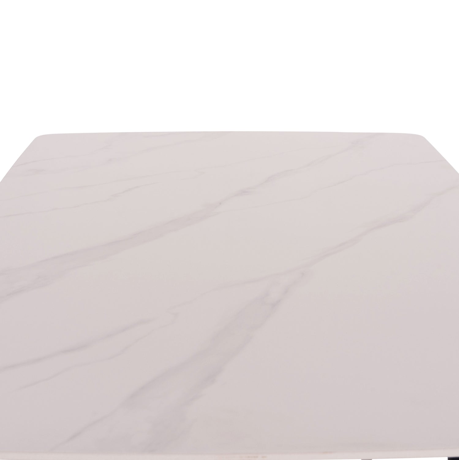 Маса Raven с вид на бял мрамор 160x80x74см.