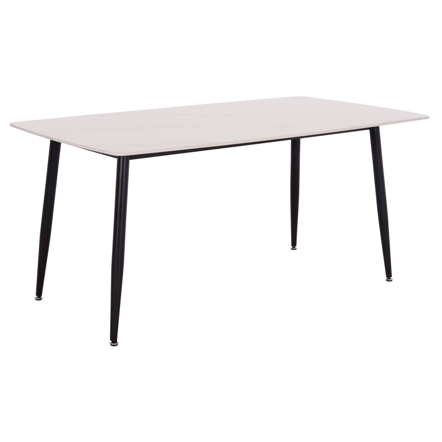 Маса Raven с вид на бял мрамор 160x80x74см.