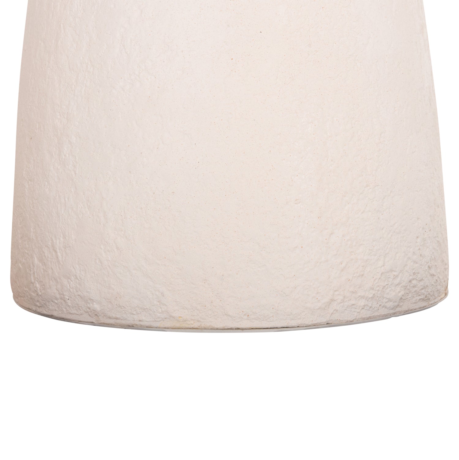 Кръгла трапезна маса SEPPO фибро цимент бяла--φ119.5x75.5см.