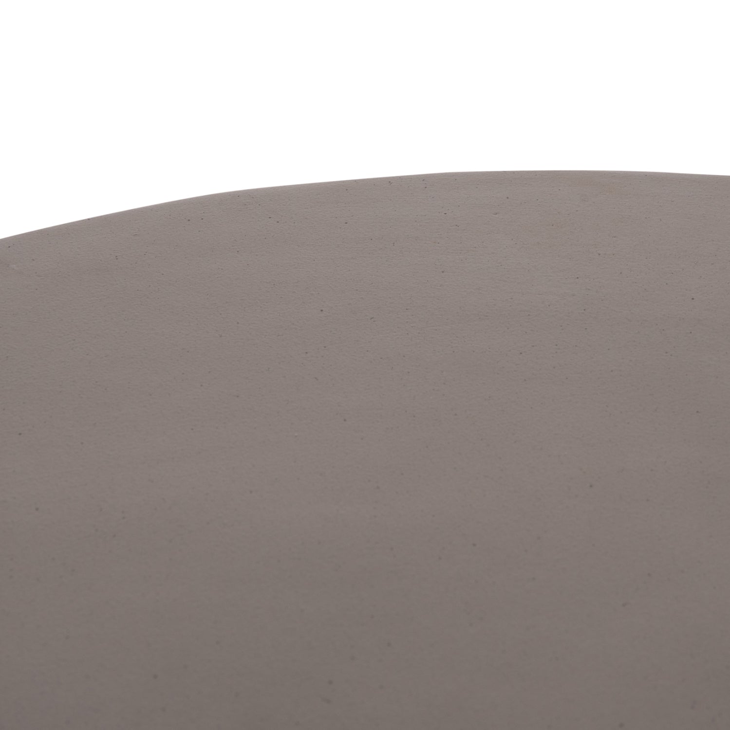 Кръгла холна маса Allan фибро цимент  в сиво--Ф92x49см