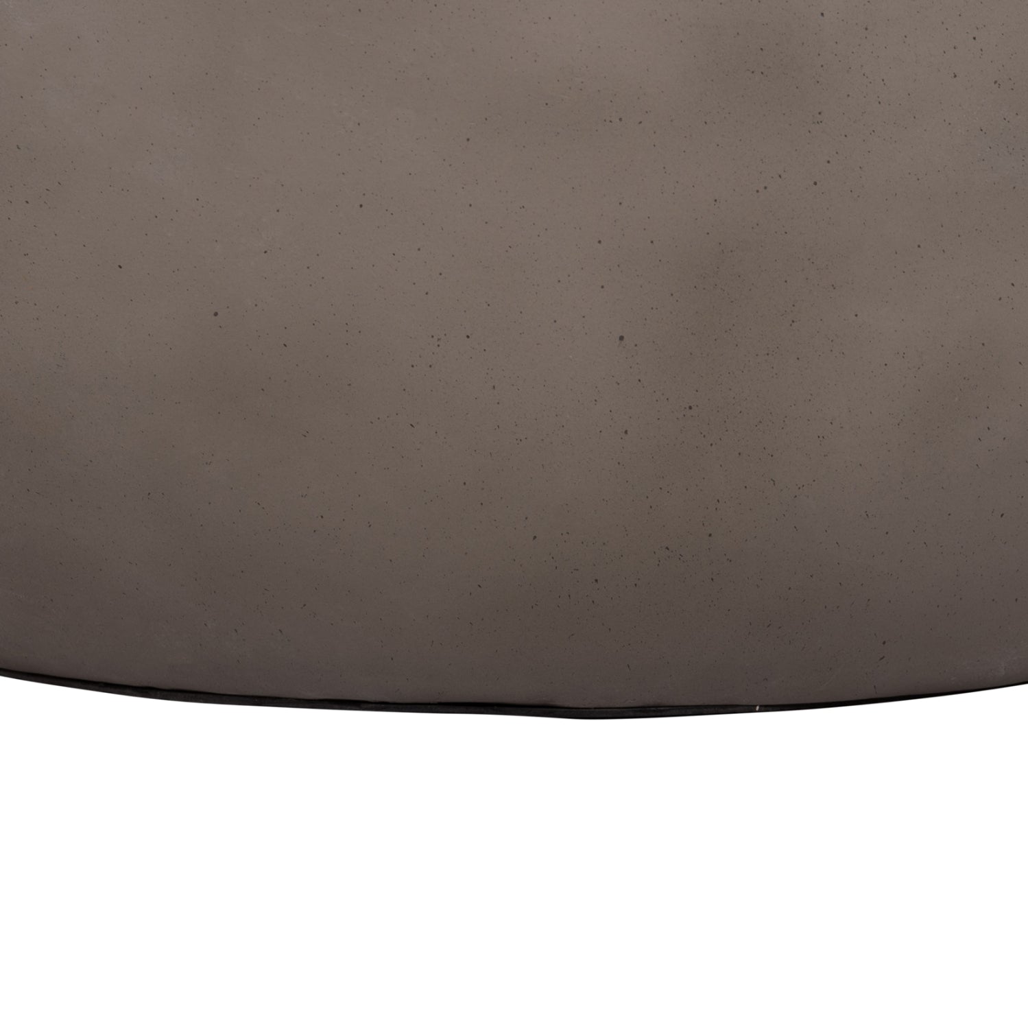 Кръгла холна маса Allan фибро цимент  в сиво--Ф92x49см