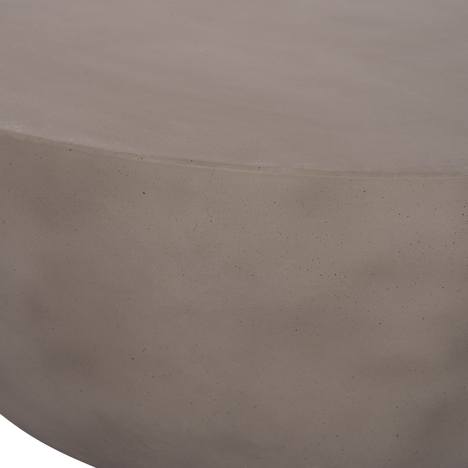 Кръгла холна маса Allan фибро цимент  в сиво--Ф92x49см