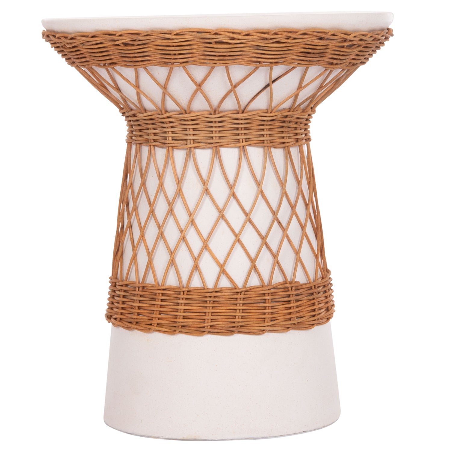 Маса Делия цвят натурал-бял