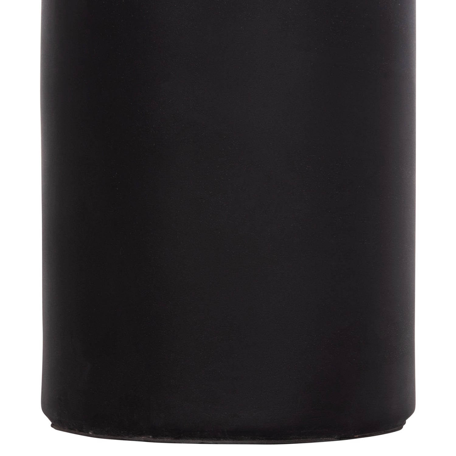 Помощна маса Тred фибро цимент черен-естествен ратан--φ40x61cm.