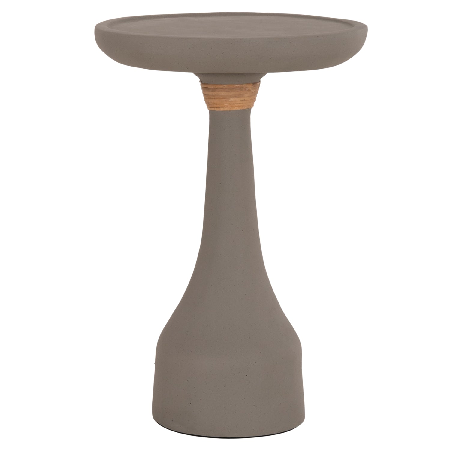 Помощна маса за лампа  TORG фибро цимент сив φ41x62см.