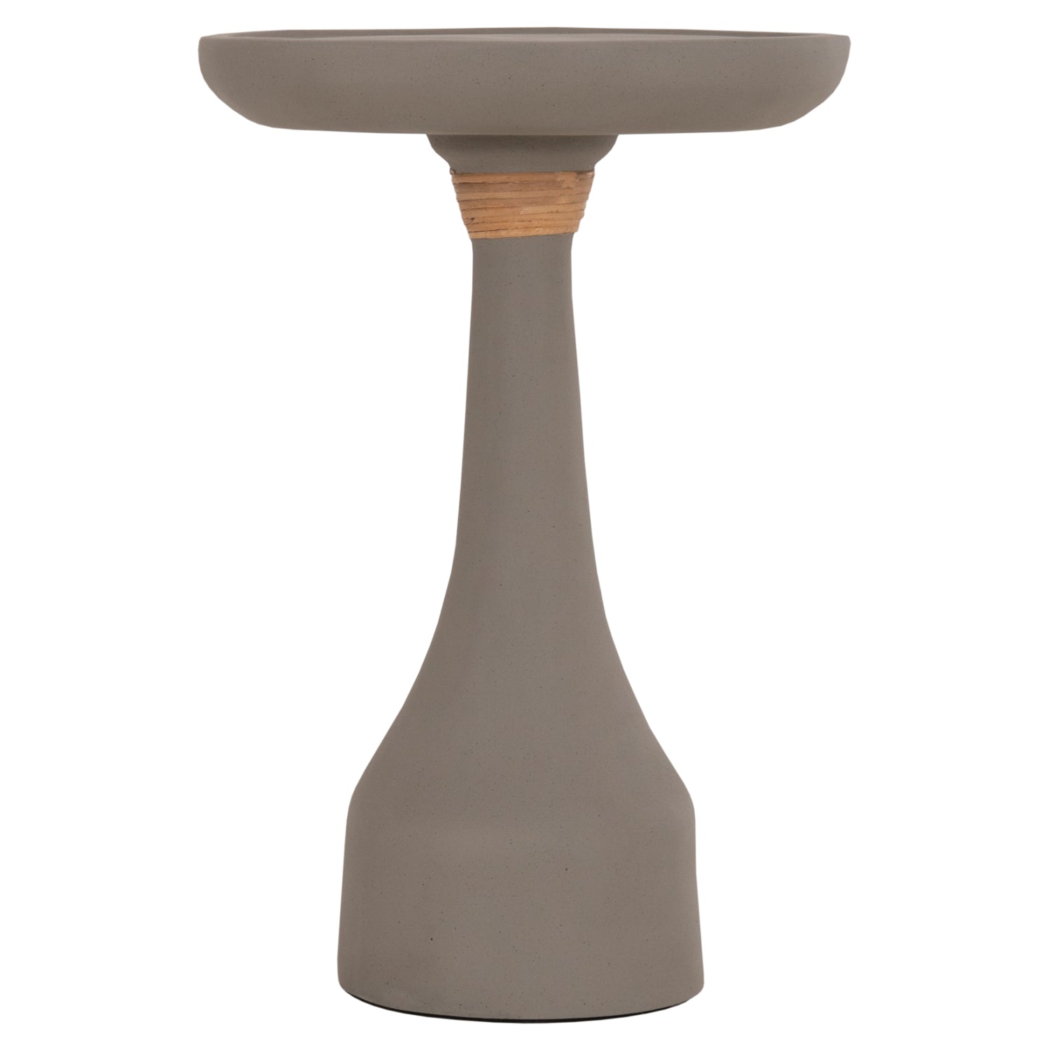 Помощна маса за лампа  TORG фибро цимент сив φ41x62см.