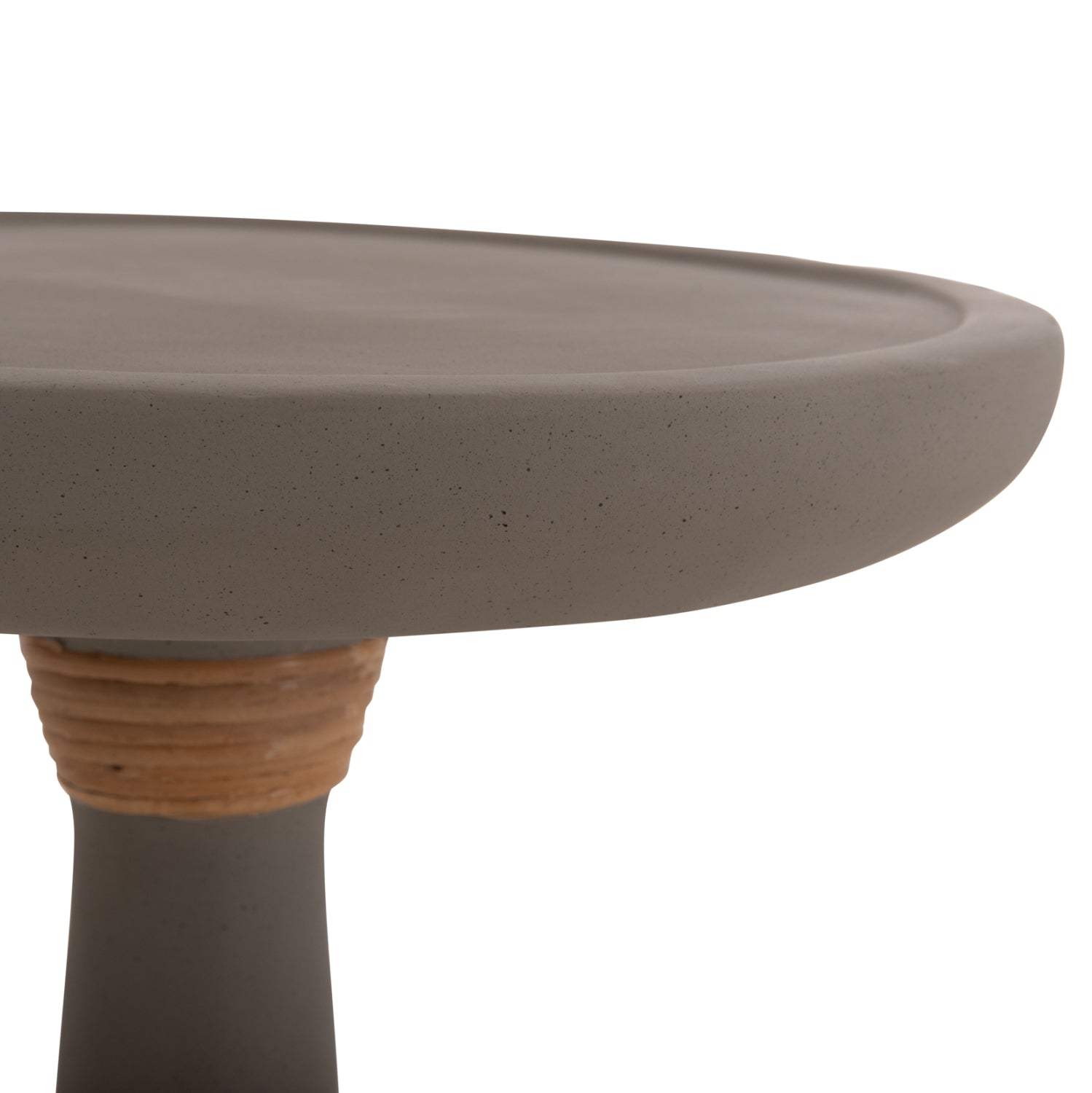 Помощна маса за лампа  TORG фибро цимент сив φ41x62см.