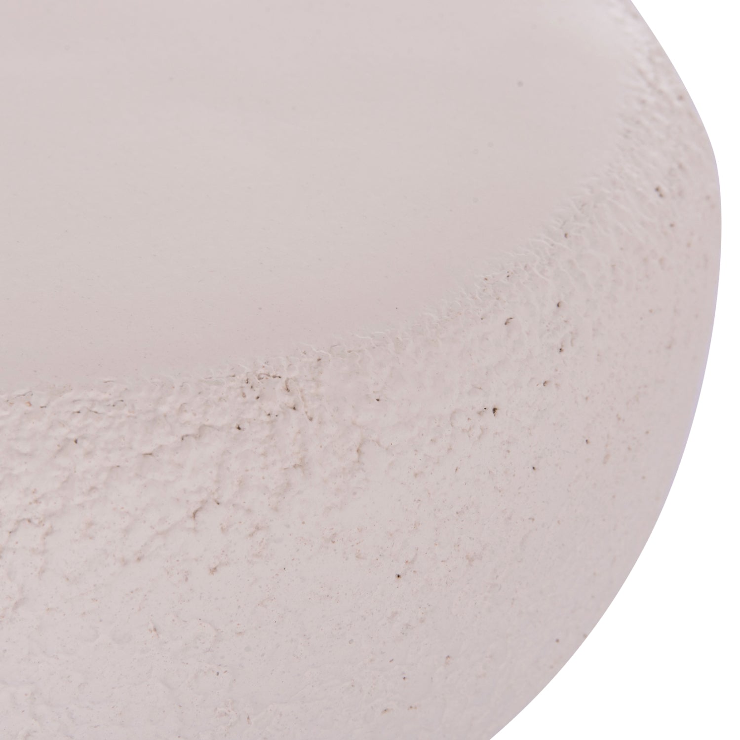 Табуретка INTERON  бял цвят Φ34x39