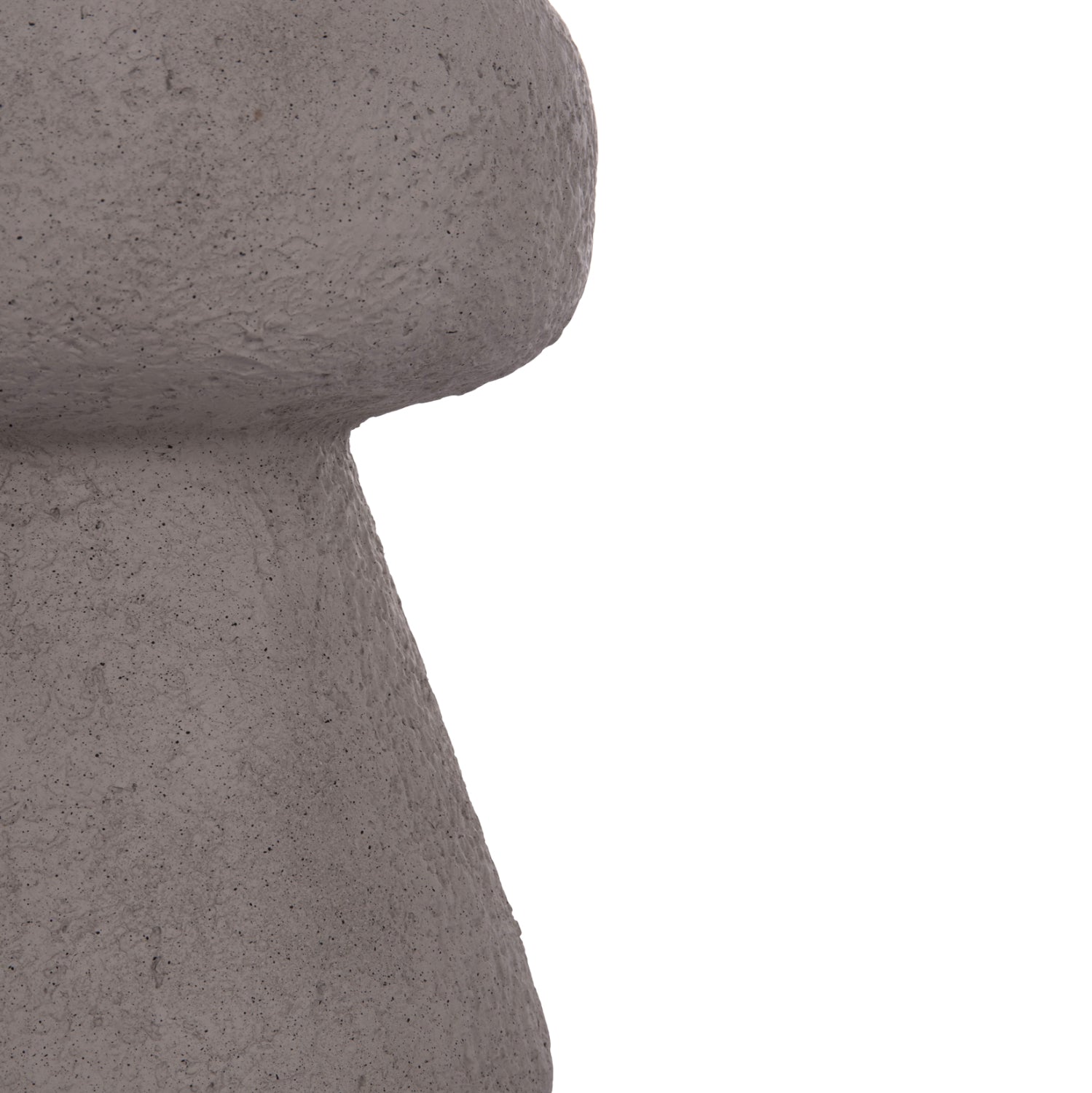 Табуретка  INTERON сив цвят Φ34x39