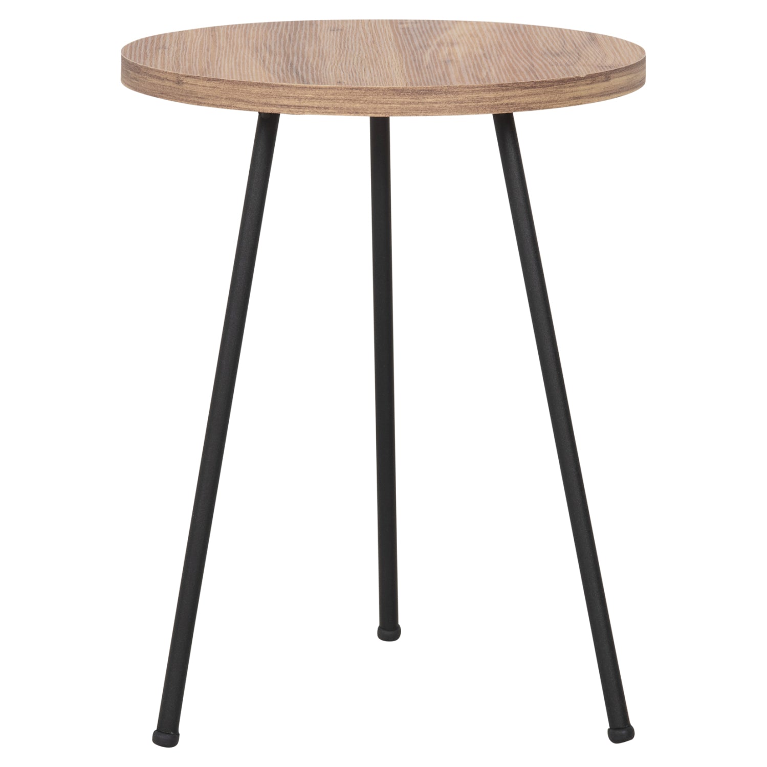 Странични маси KISSA 3 бр естествен-черен цвят