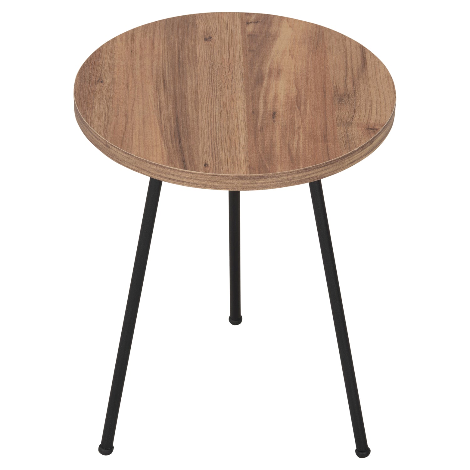 Странични маси KISSA 3 бр естествен-черен цвят