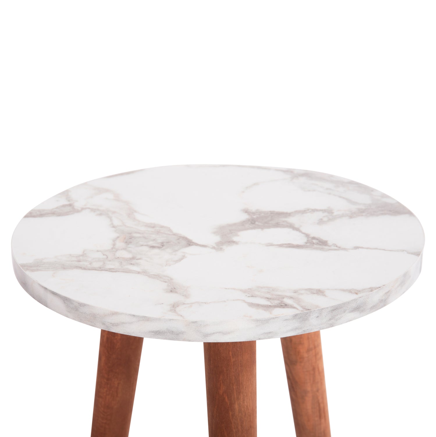 Комплект холни маси 4 бр  VITAL бял-орех цвят