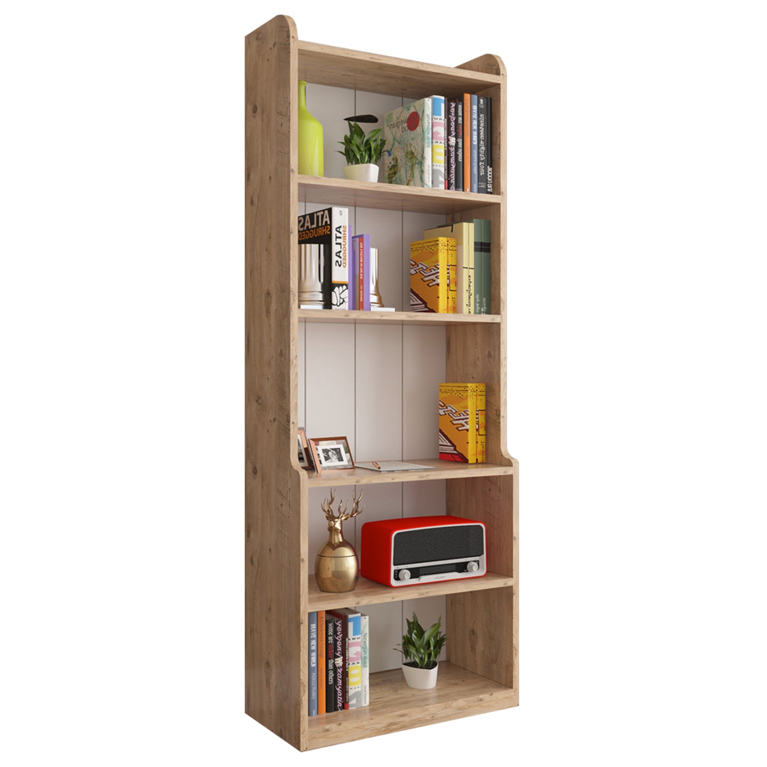 Библиотека NEAT цвят естествен  60x30x180см
