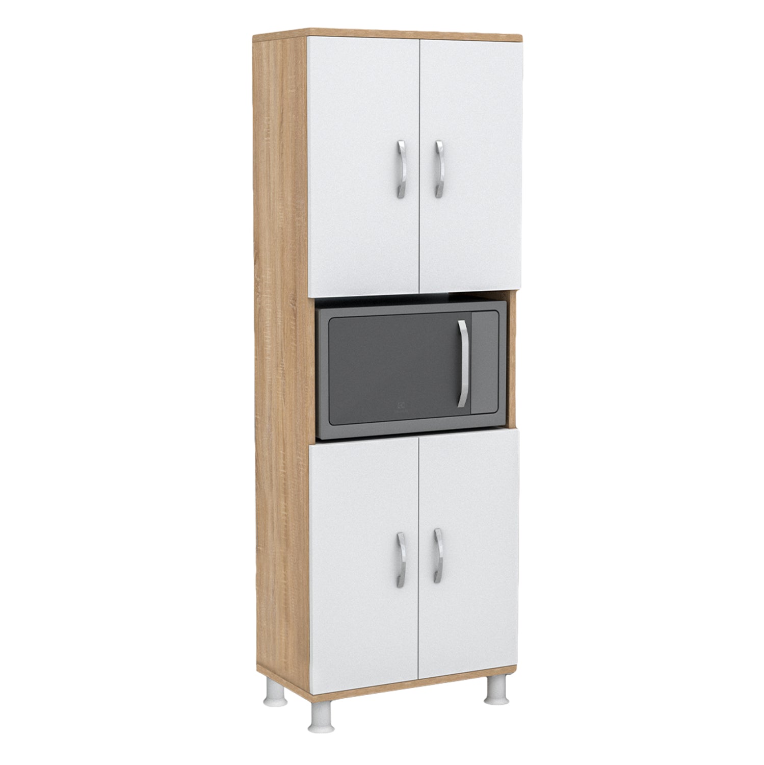 Кухненски мебели/шкафове RAD меламин сонама-бял 56x32x165см