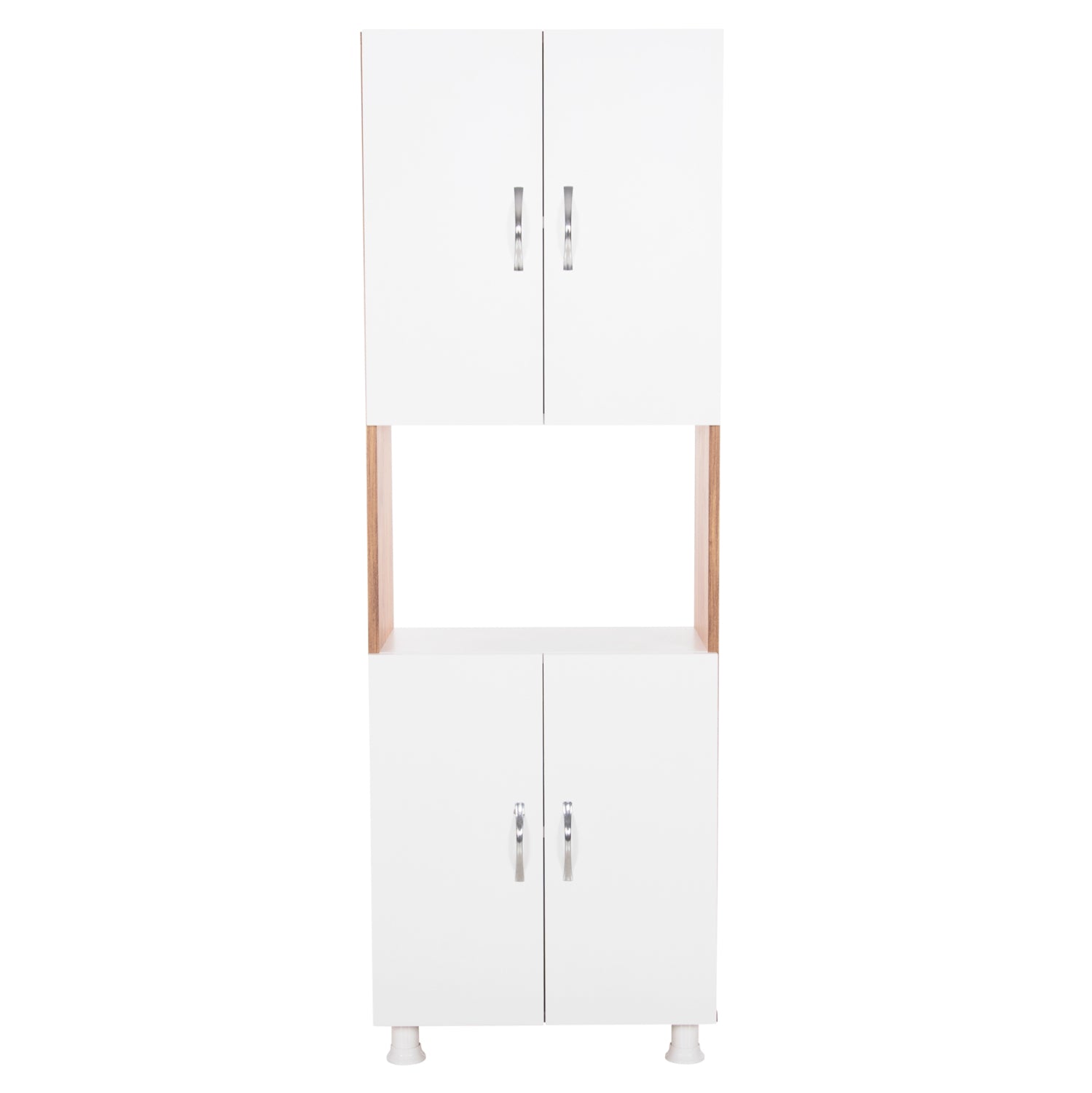 Кухненски мебели/шкафове rad меламин натурално бял 55.5x32x165см