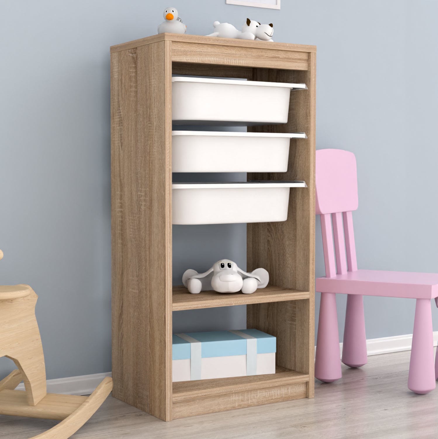 Етажерка SANI цвят сонама  45,5x30x92