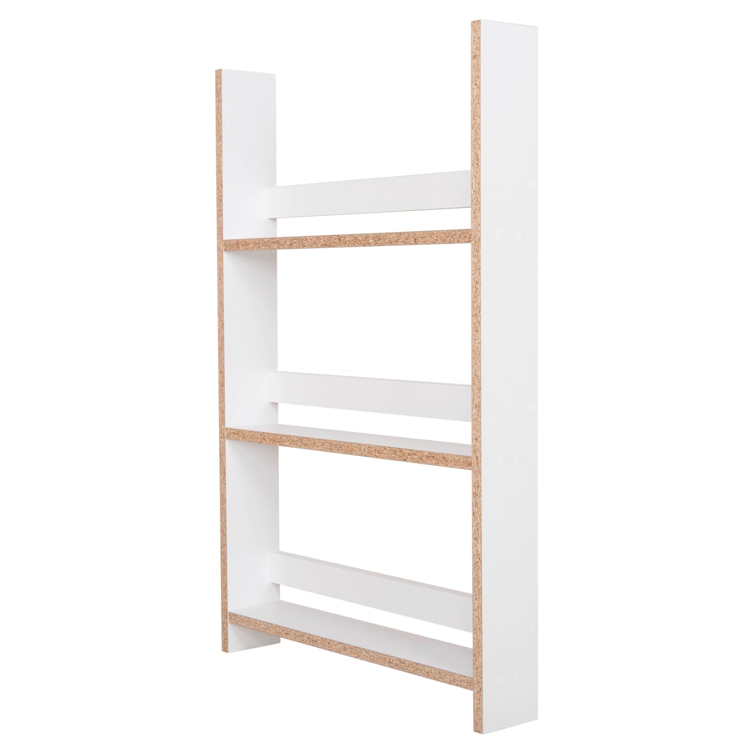 Стенни рафтове sani melamine в бяло 60x10x90hсм. (3 рафта)