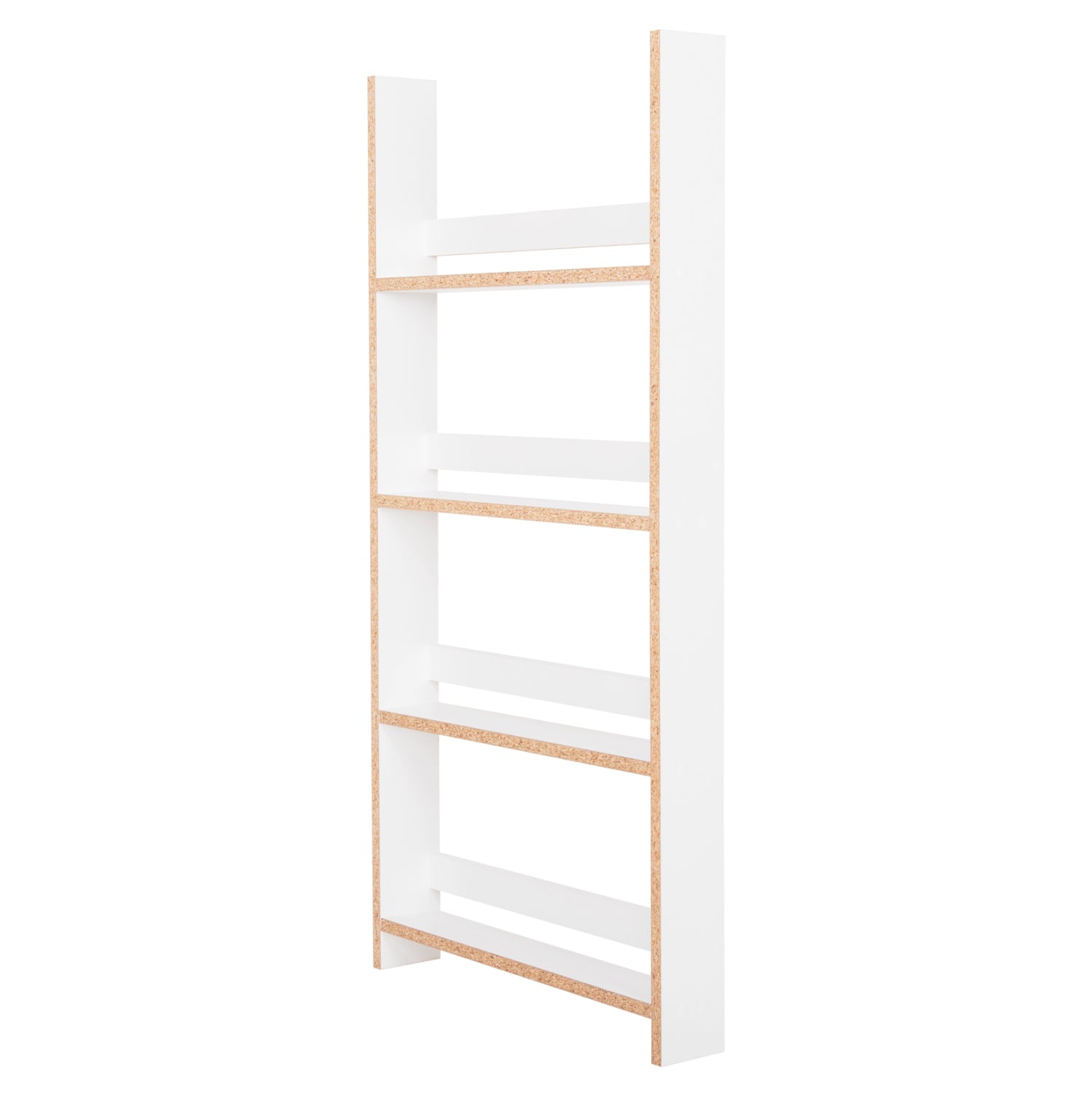Стенни рафтове sani melamine в бяло 60x10x120всм. (4 рафта)