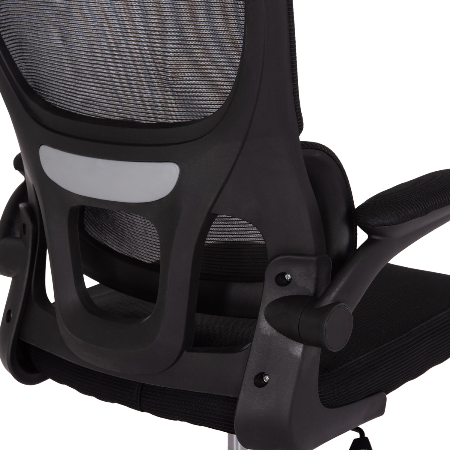 Офис стол Baston с черна мрежа и полипропиленова рамка 64x60x117-127 см