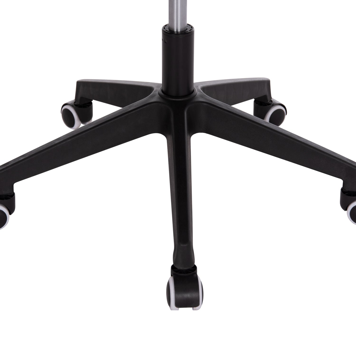 Офис стол Baston с черна мрежа и полипропиленова рамка 64x60x117-127 см