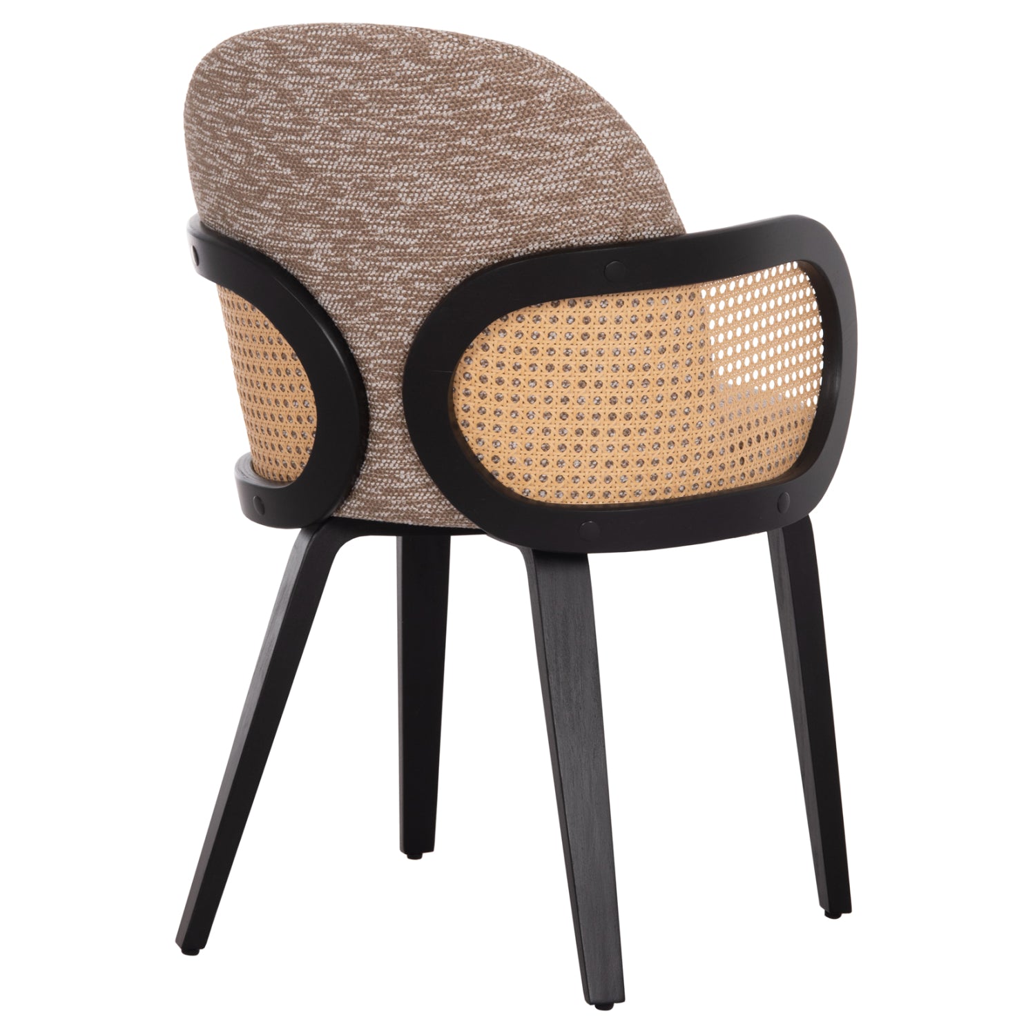 Кресло Becker кафяв-черен цвят    54х62х79см