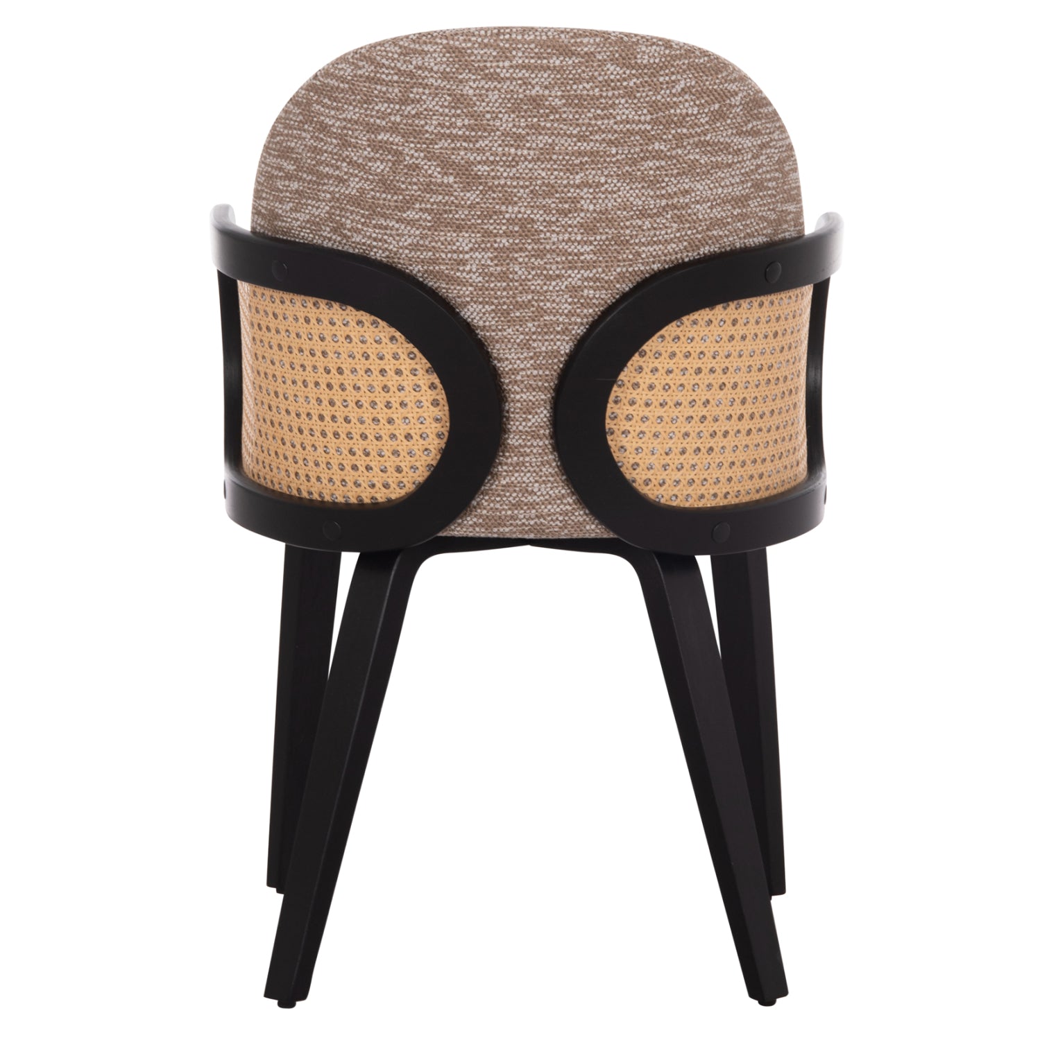 Кресло Becker кафяв-черен цвят    54х62х79см