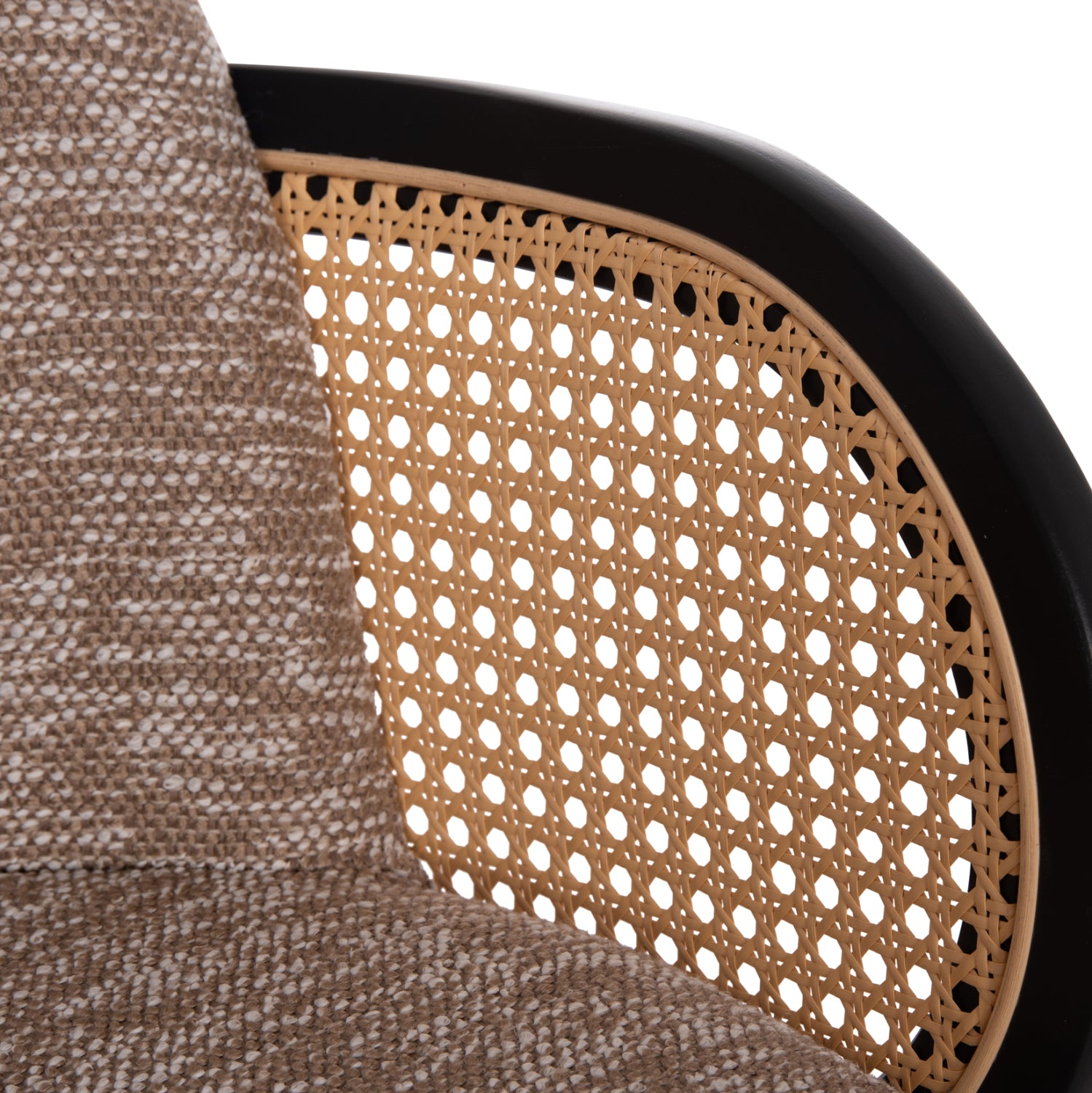 Кресло Becker кафяв-черен цвят    54х62х79см