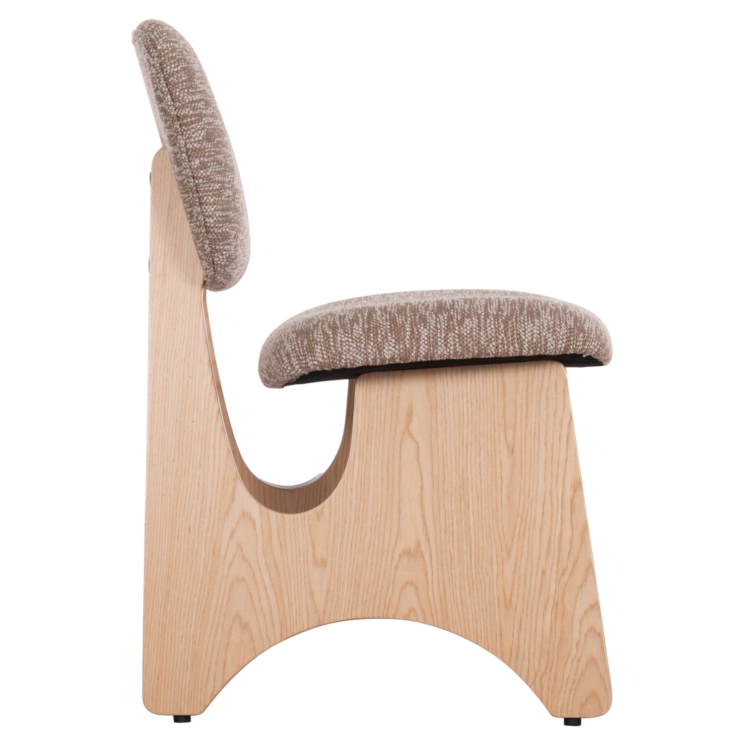 Трапезен стол BELLISI кафява дамаска-цвят дъб 53х56х78см