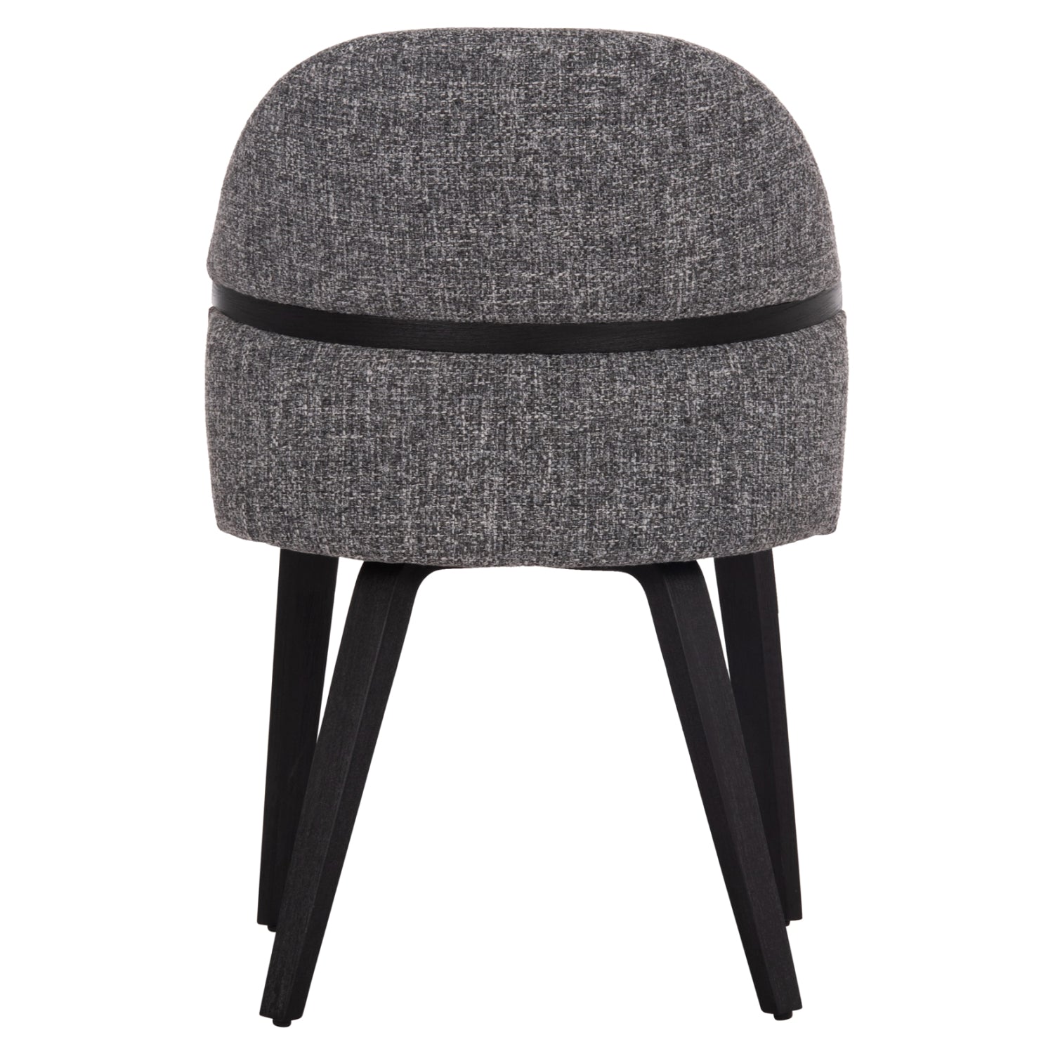 Трапезен стол Dekker черен-сив цвят 50x60x80см