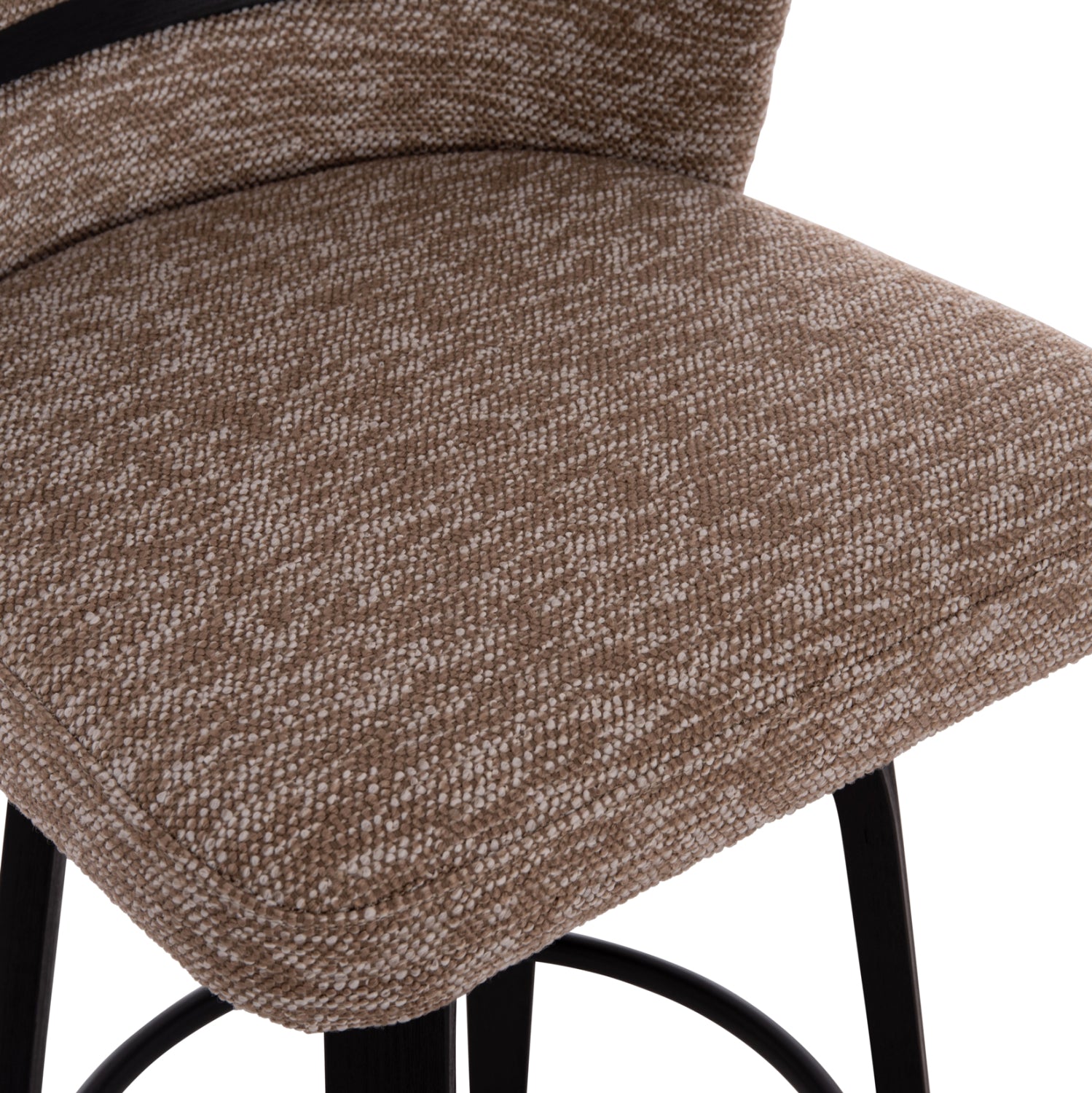 Бар стол Dekker кафяв-черен цвят  48x54x96см