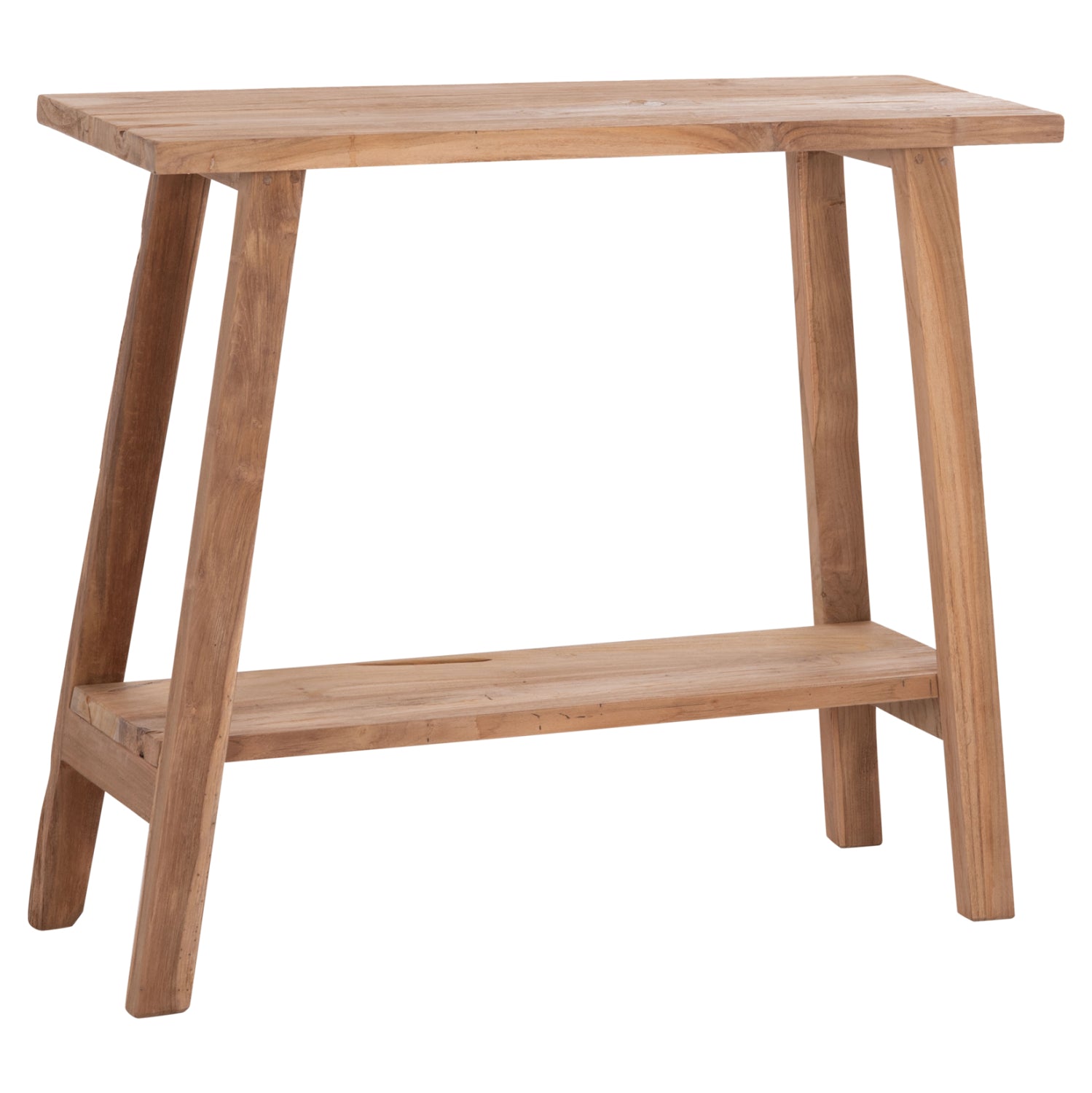 Конзола TALIBER  тиково дърво в естествен цвят 90х30х77см