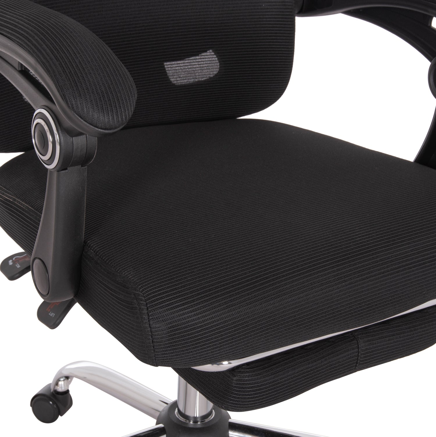 Офис стол BARNET черен цвят  61x62x123см