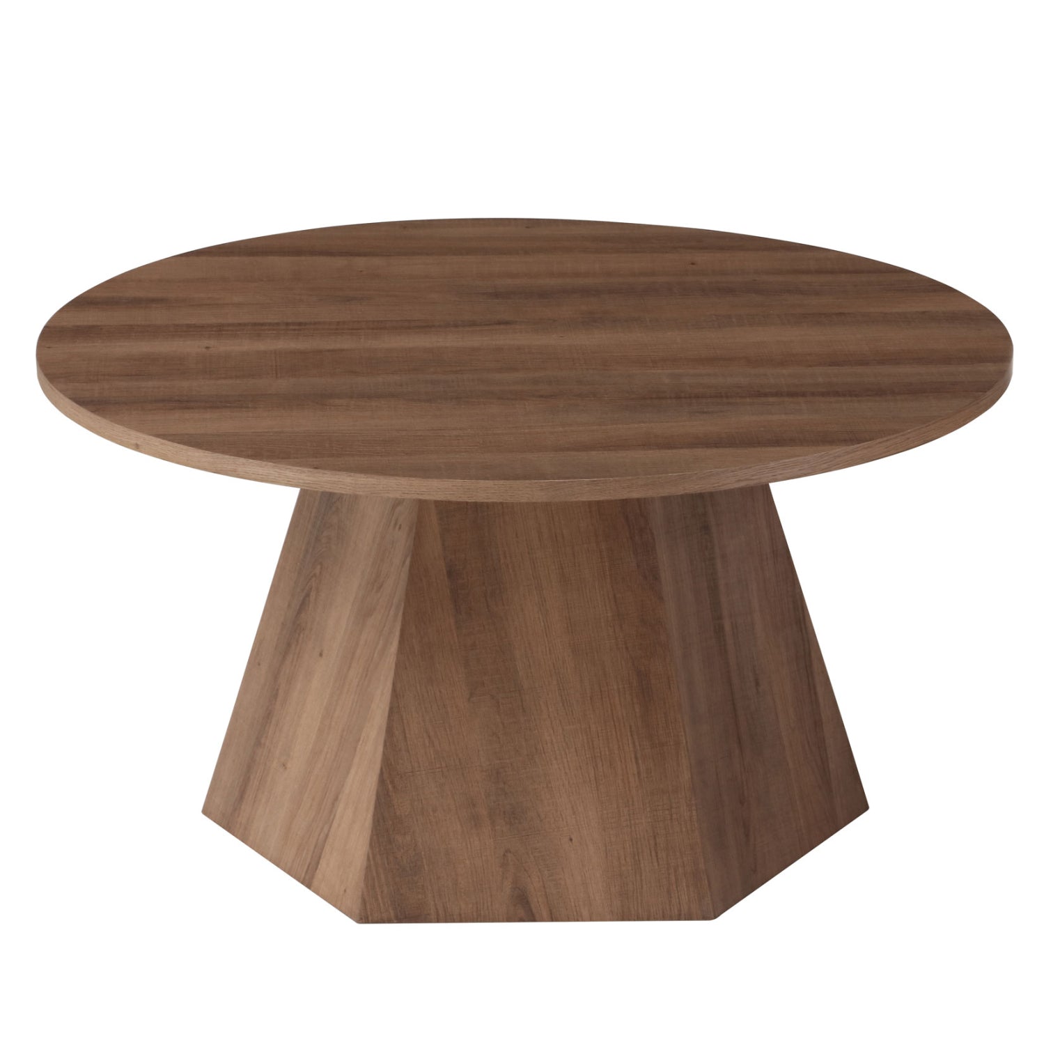 Холна маса  CARPEN естествен дървесен цвят Φ80x45.5Hcм