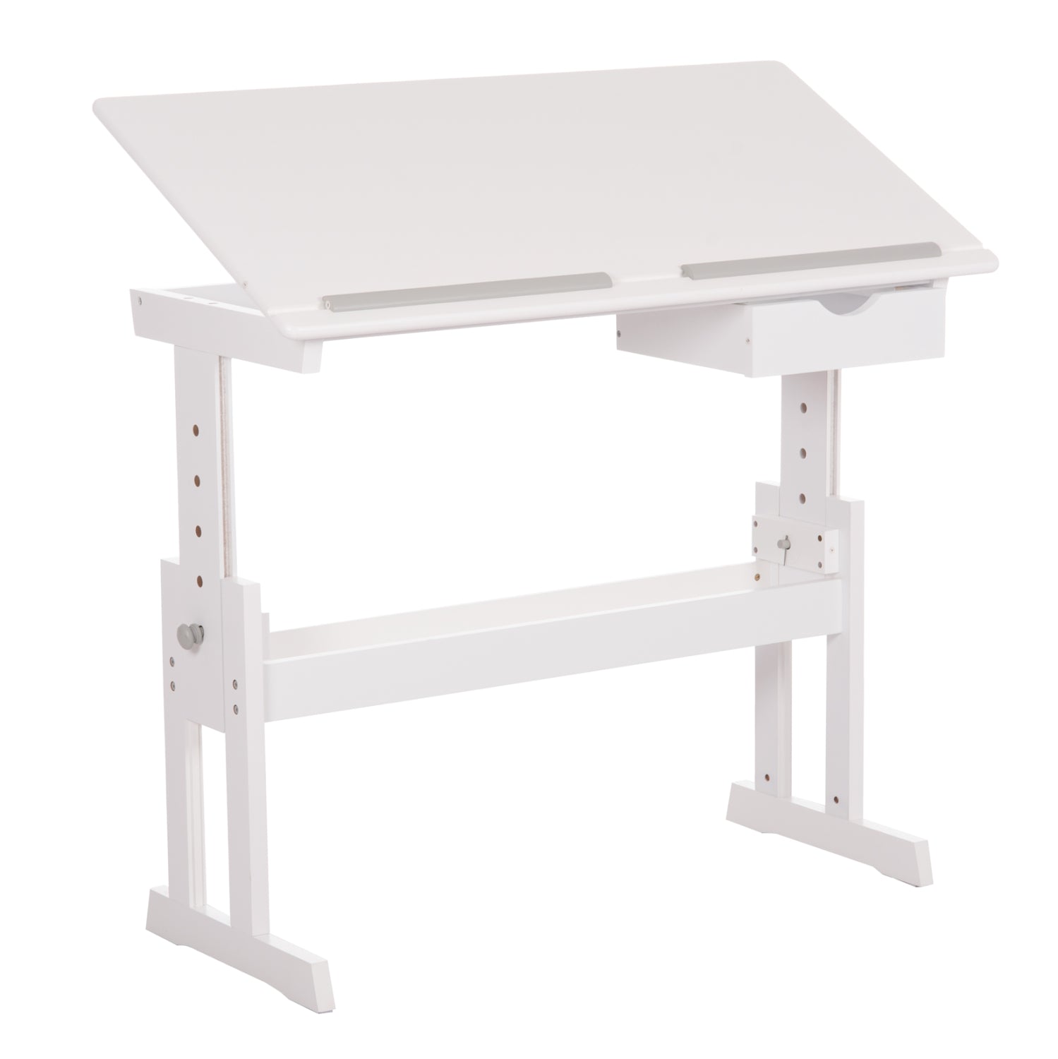 Бюро/маса за рисуване Аскед бял цвят