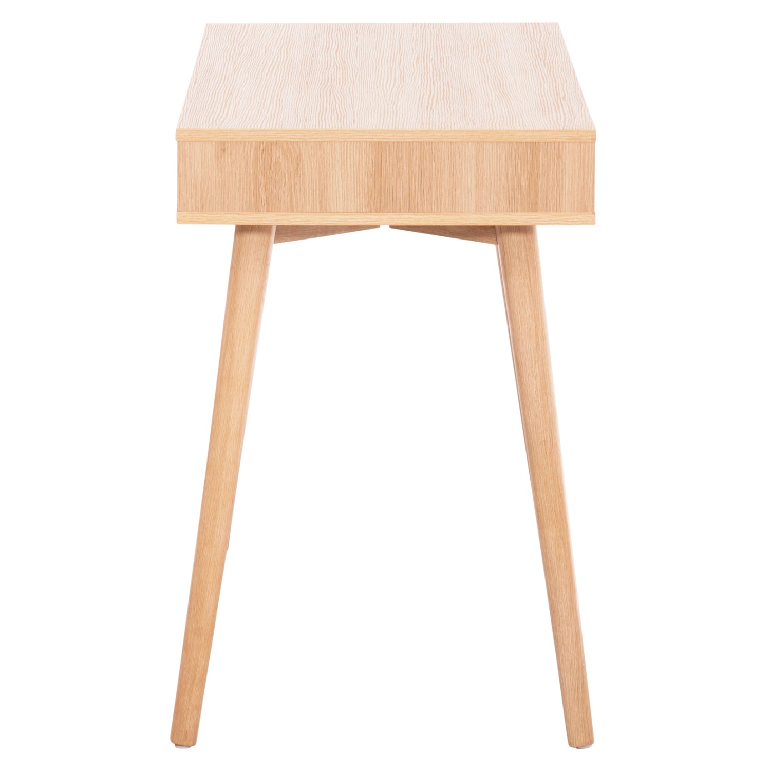 Меламиново бюро Gaet в цвят sonama-сиво-бяло-бежово 110x50x76.5см