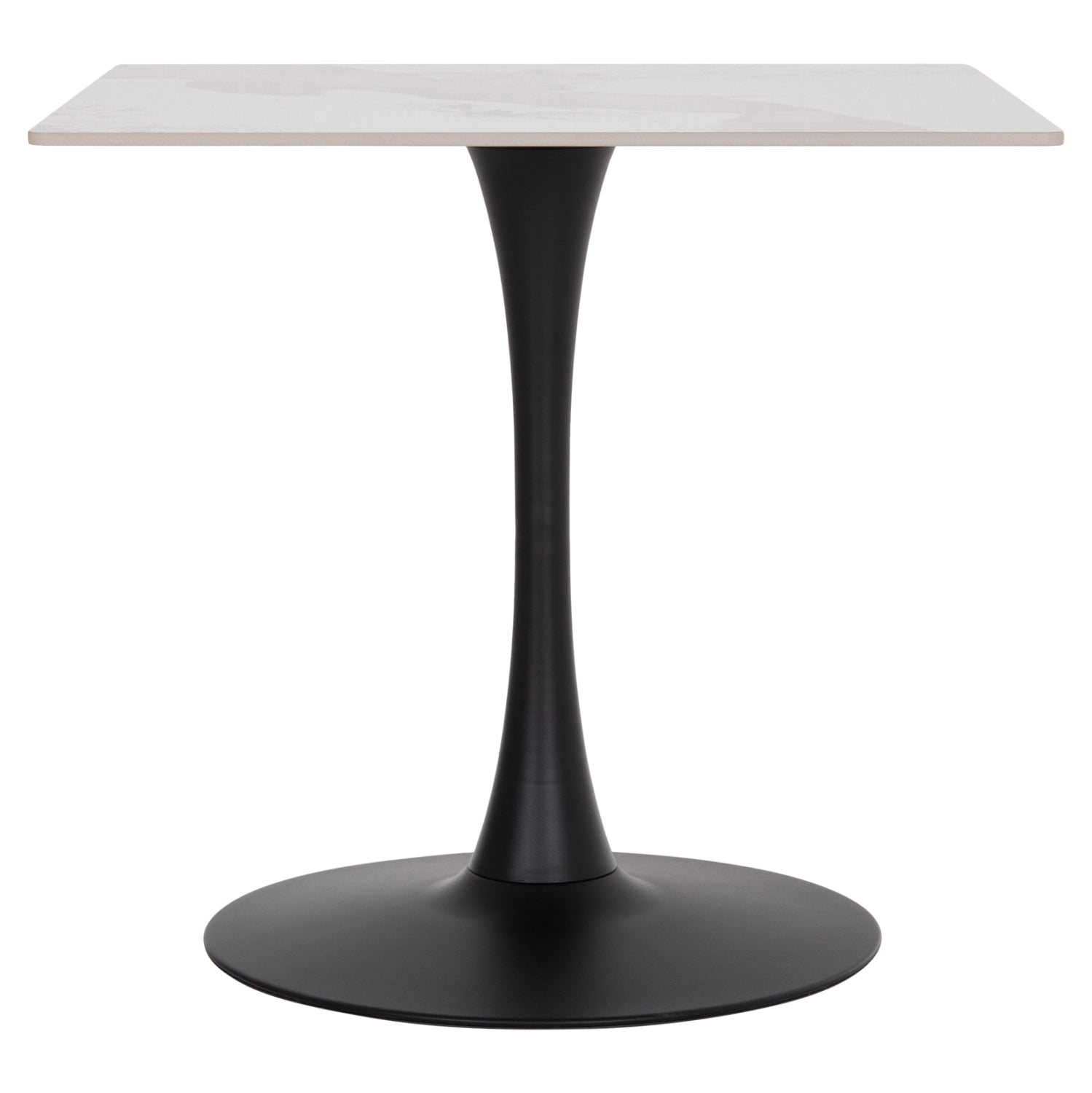 Трапезарна маса tetran черна основа -- синтерован камък pandora 80x80x74см